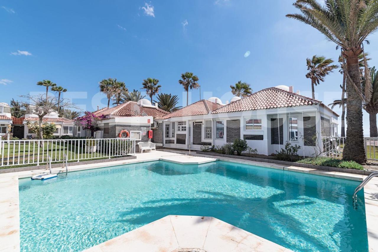 Stunning Bungalow At The Sand Dunes Of Maspalomas Playa del Ingles  Bagian luar foto