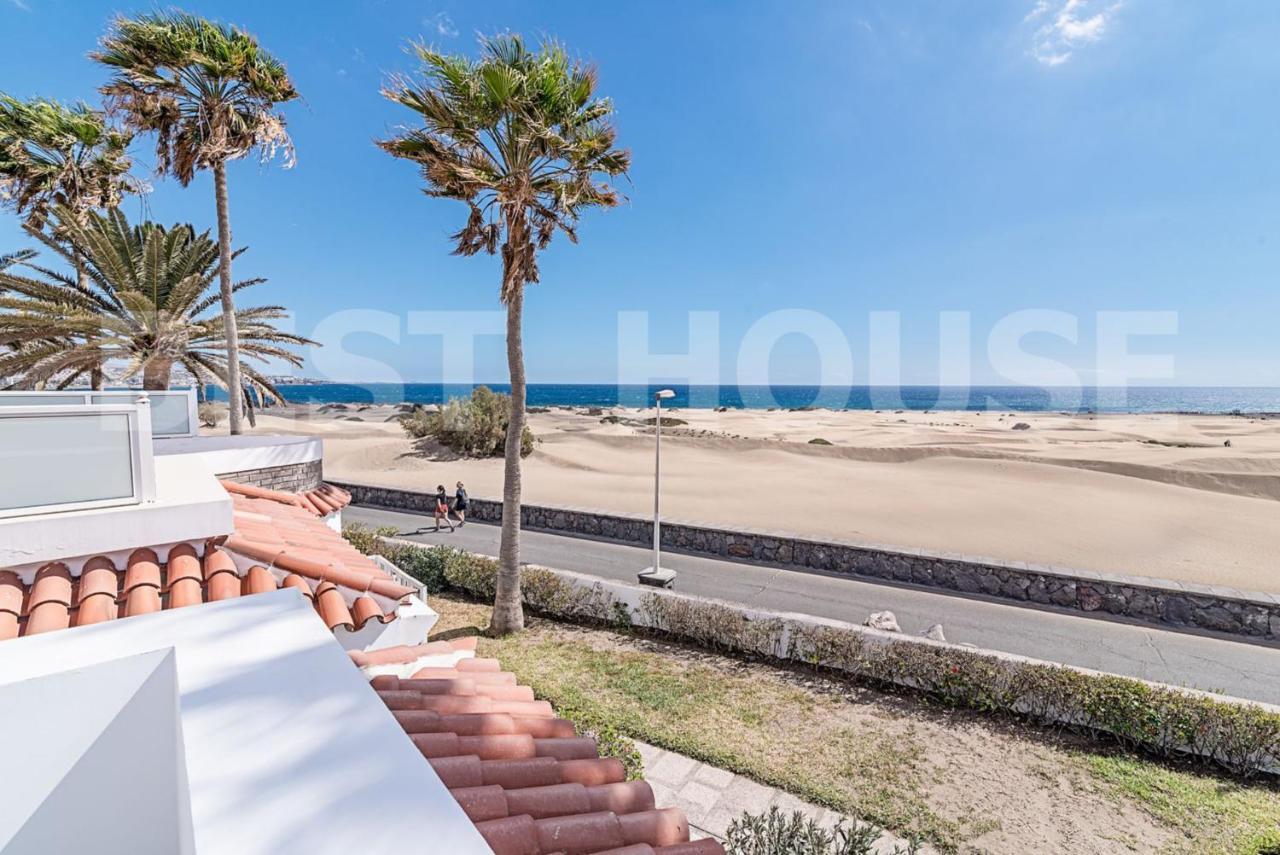 Stunning Bungalow At The Sand Dunes Of Maspalomas Playa del Ingles  Bagian luar foto